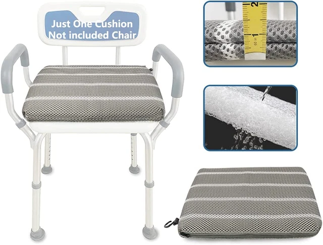 Shower Seat Cushion Bath Bench Shower Chairs for Seniors Elderly Disabled Bathtu