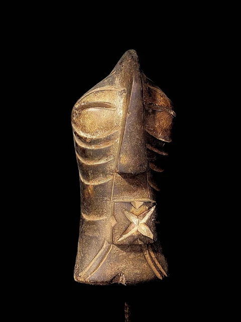 African mask antiques tribal Face vintage Wood Carv Songye Mask, D.r. Congo-3192