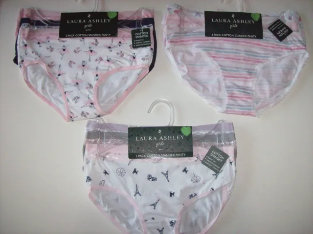 LAURA ASHLEY UNDERWEAR Underpants Girls XS S M L XL Assorted Styles Colors  $11.99 - PicClick