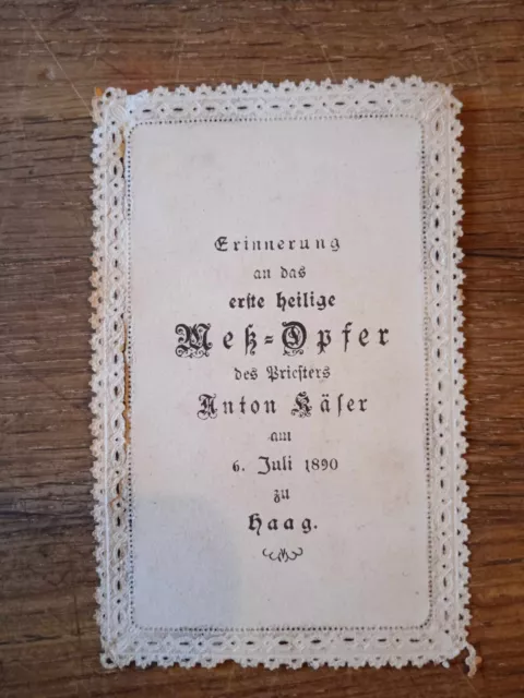 Andachtsbild Heiliges Messopfer, 1890, Haag, Lkr. Mühldorf am Inn