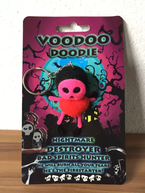 Voodoo Puppe Schlüsselanhänger Nightmare Destroyer Bad Spirits Hunter