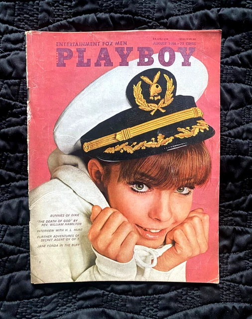 PLAYBOY MAGAZINE AUGUST 1966 Jane Fonda W/Centrefold £10.08 PicClick UK