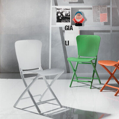 Pedrali Sedia Pieghevole Pedrali Enjoy Poliprolipene Bianco Panna Design Archivolto 