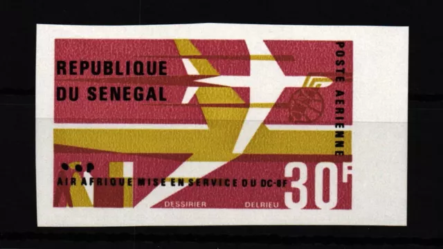 Senegal 337 geschnitten postfrisch Flugzeuge #GF481
