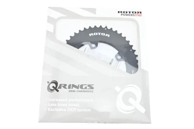 ROTOR Q-Rings AERO Oval 2-fach LK110 Kettenblatt für Rotor ALDHU Shimano GRX 48T