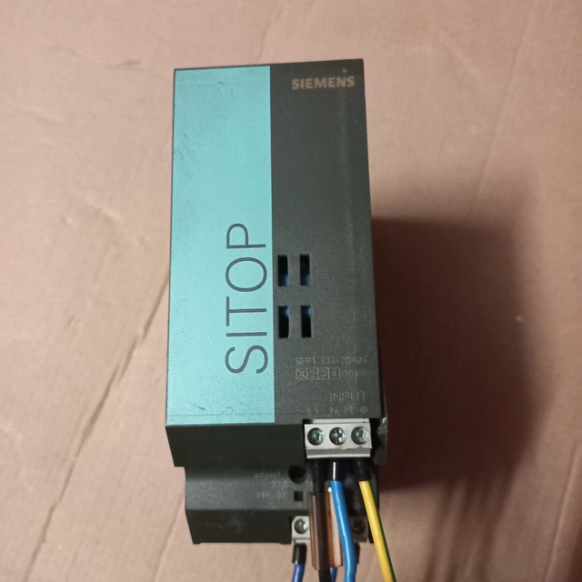 6Ep1 333- 2Ba01 Power Supply Sitop Siemens 24V 5A / #A P0Lc 0082