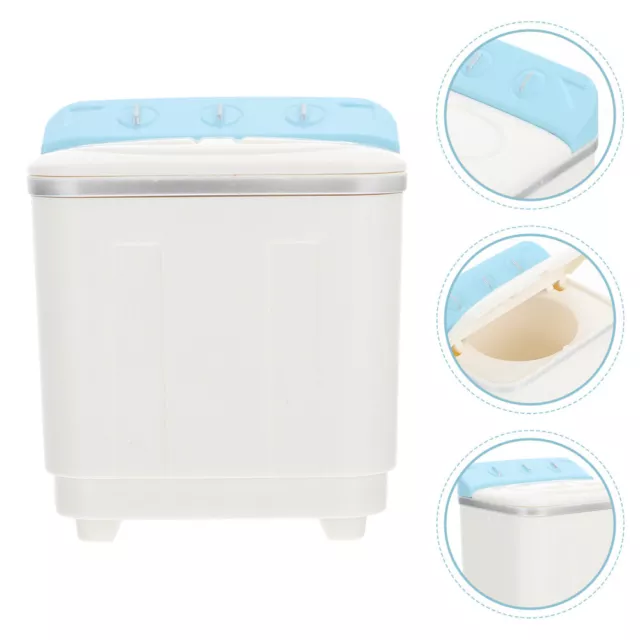 Plastic Washing Machine Toy Role Play Toys Doll House Micro Scene Cosplay