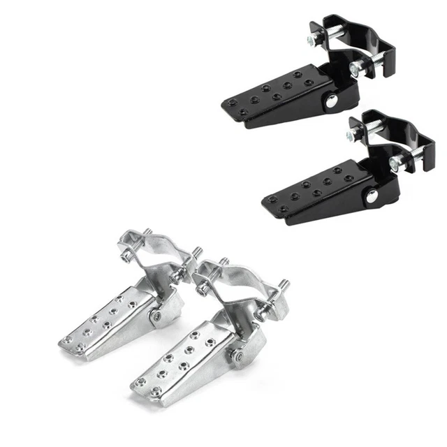 Paires De Chevilles BMX Universelles, Chromées, Pliables, Acier, Lot De 2