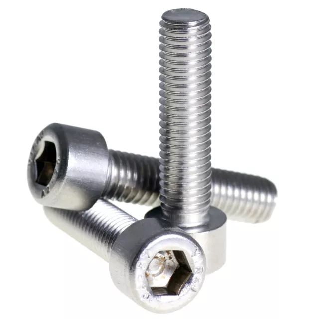 M1.6 M2 M2.5 M3 A2 Stainless Steel Allen Bolt Socket Cap Screws Hex Head Din 912