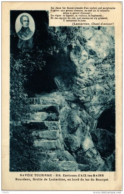 CPA Env. de AIX-les-BAINS Bourdeau Grotte de Lamartine (723564)