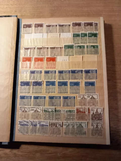 Briefmarkenalbum Bundespost Berlin nach 1945-60er Jahre