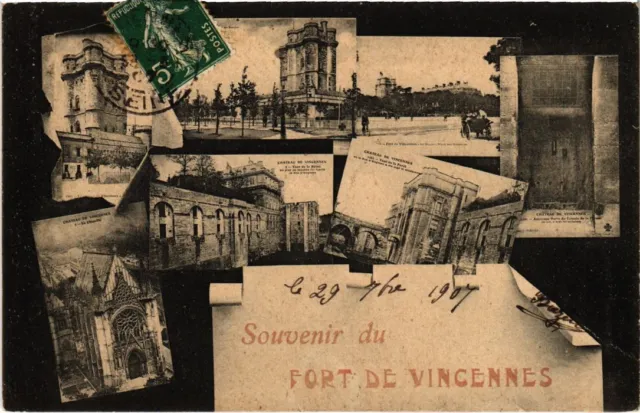 CPA AK Vincennes Souvenir du Fort de Vincennes FRANCE (1283266)