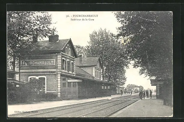 CPA Fourchambault, Interieur de la Gare