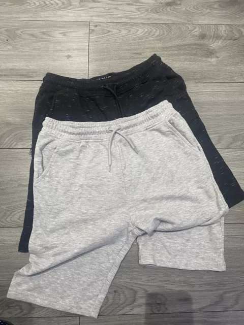 2 paia pantaloncini da jogging jersey ragazzo Primark 13-14 anni