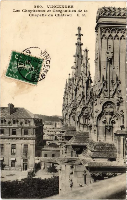 CPA Vincennes Chapel Capitals and Gargouilles (1346944)