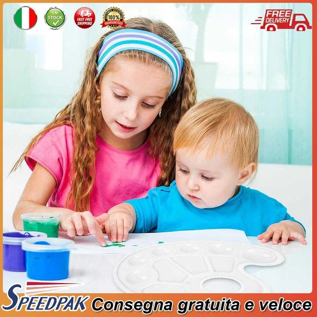 Plastic Art Painting Palette Watercolour Pallet Pigment Tray Painting Supplies