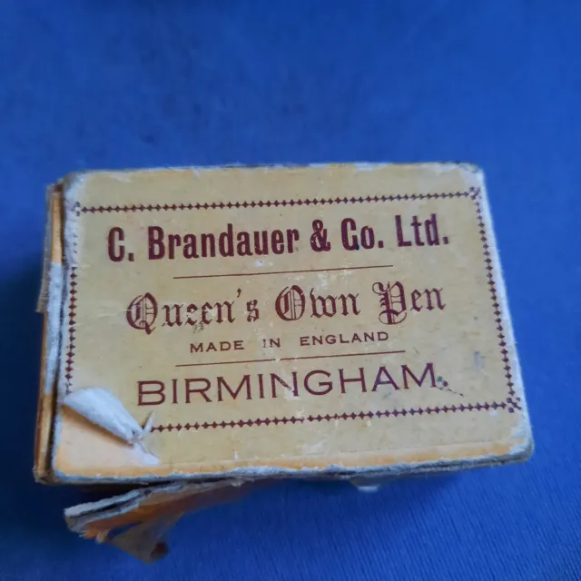 Vintage C Brandauer "Queen's Own Pen" nibs No 570