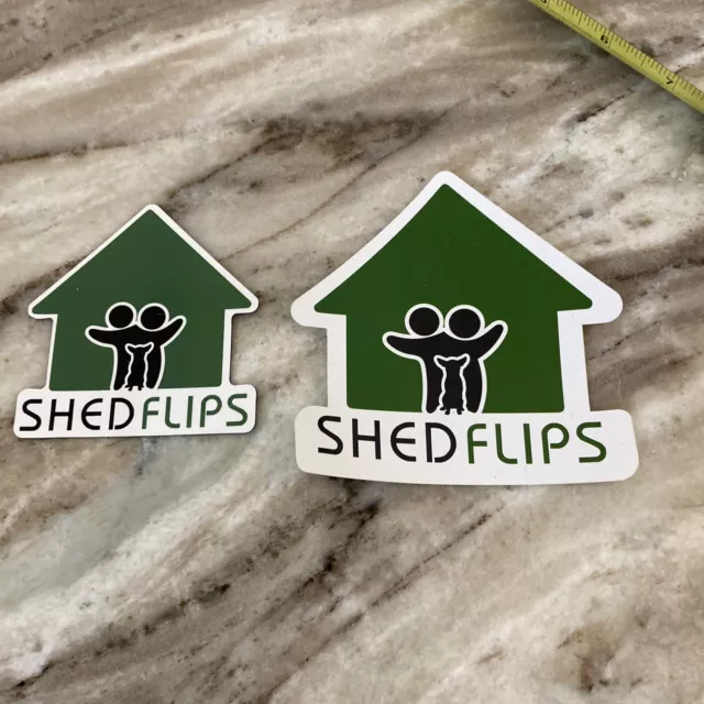 Garage Flips Shed Flips Collectible Green Stickers & Magnet YouTube