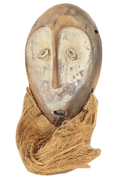 Lega Passport Mask with Beard Congo