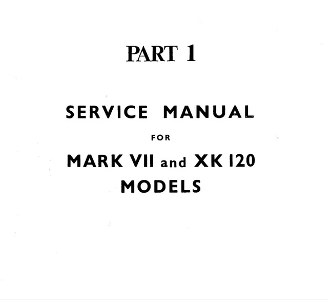 Download Service Manual Jaguar MK-VII-XK120