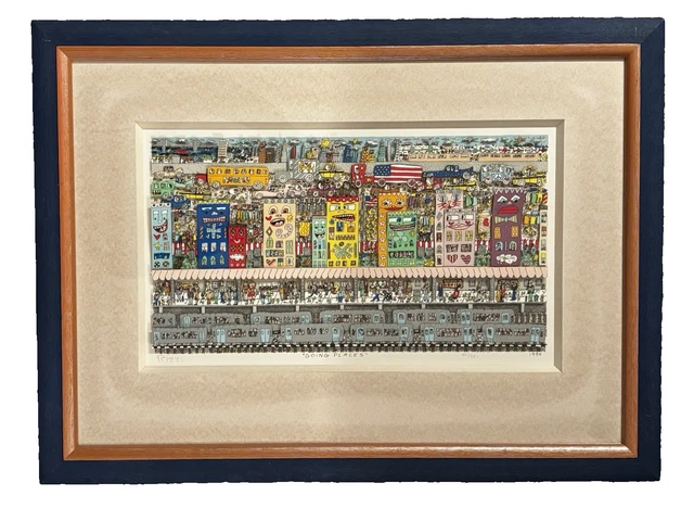 JAMES RIZZI: ORIGINAL 3D „SOMETHING FISHY GOING ON“, handsigniert