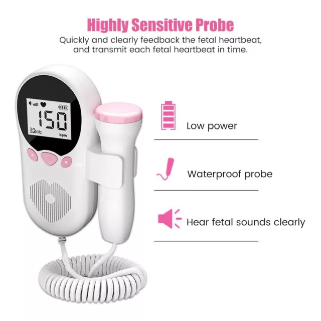 FETAL DOPPLER ANGELSOUNDS - RILEVTORE FETALE BATTITO CARDIACO EUR 48,99 -  PicClick IT