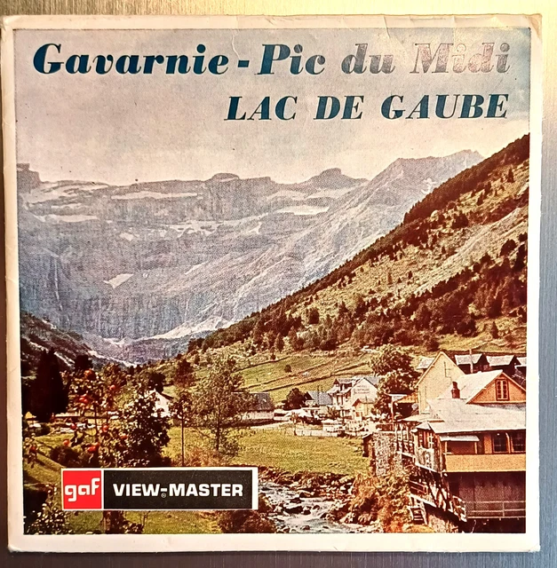 View Master   Gavarnie Pic Du Midi Lac De Gaube  C  188  F    In Francese