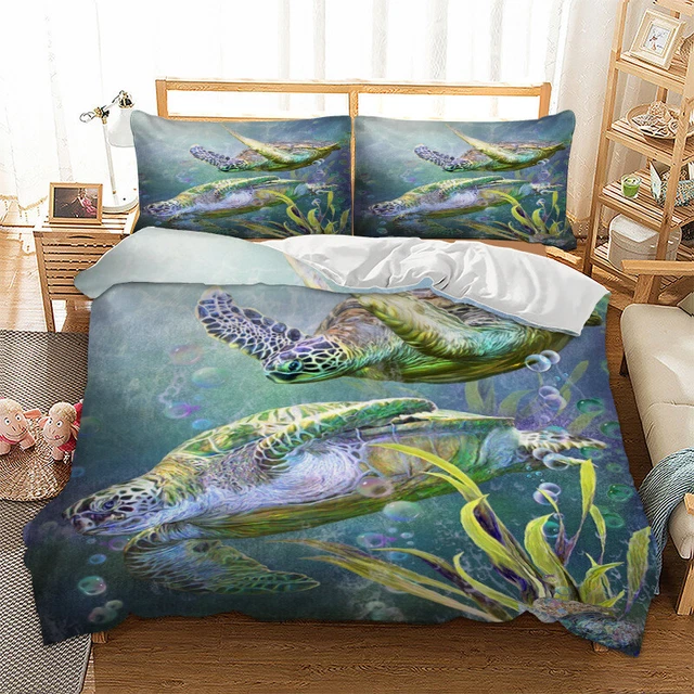 Turtle Treasure Duvet Cover Set NCU0DDK282