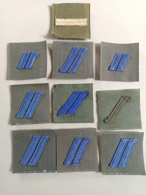 Gendarmerie Nationale Francaise Lot Grades Velcro