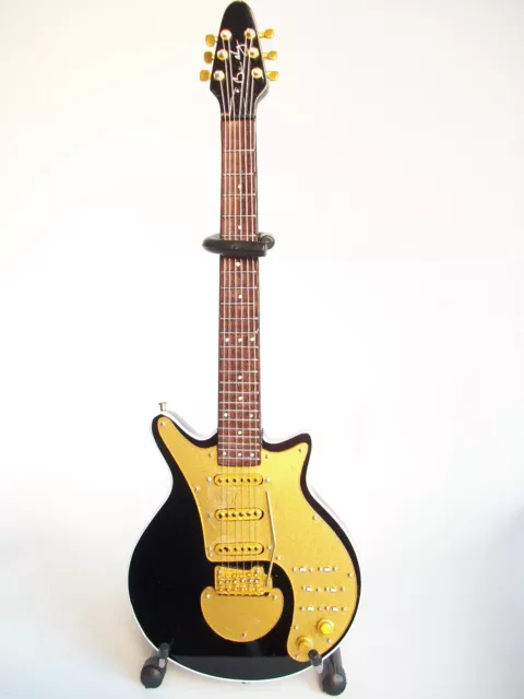 Guitare miniature BMG “Black 'N' Gold » Brian May - Queen
