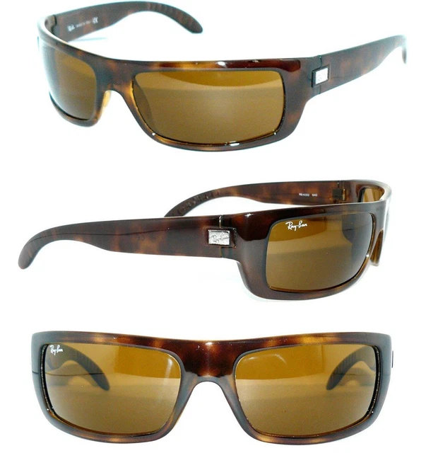 Ray Ban Occhiali Da Sole Marrone Rb 4052 642 Havanna Uomo 4108 Occhiali Donna Astuccio