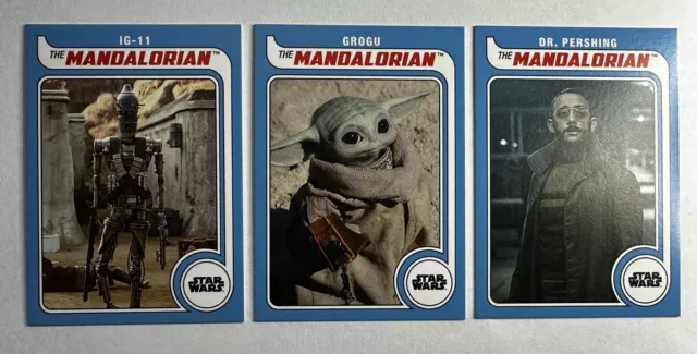 2023 Topps Throwback Thursday Star Wars Set #30 The Mandalorian IG-11 Grogu etc