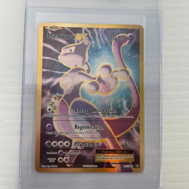Pokemon Card XY EVOLUTIONS 2016 MEWTWO EX - 103/108 Full Art ULTRA RARE