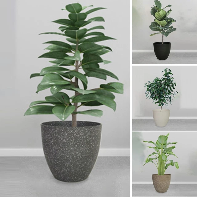 Strapazierfähiger Kunststoff Blumentopf für Garten Balkon und Terrasse