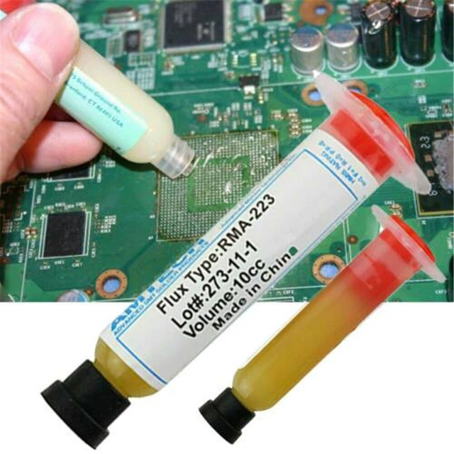 RMA-223 Solder Flux Paste – 100g, For PCB And Cellphone Repair, Protects Against Corrosion, Insulation Properties, Easy Clean, Light-Sensitive Solidifying