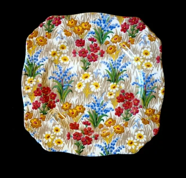 Beautiful Royal Winton Grimwades Chintz Marguerite Gold Trio 6