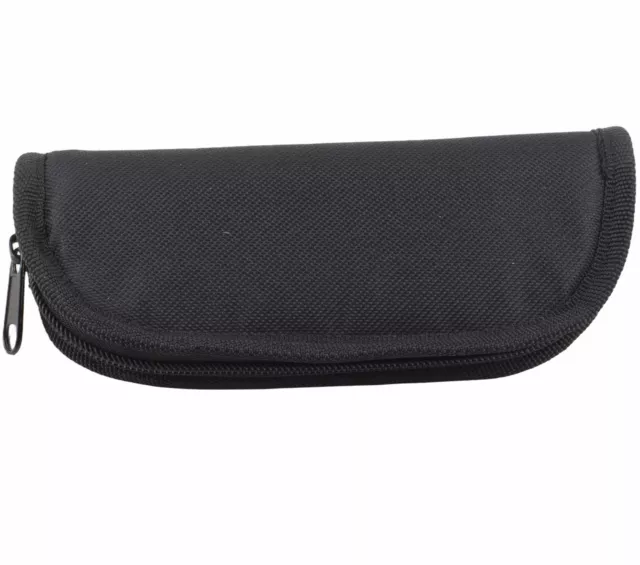 Carry All 7" Zippered Knife Carrying Storage Cordura Case Pouch Pack Black