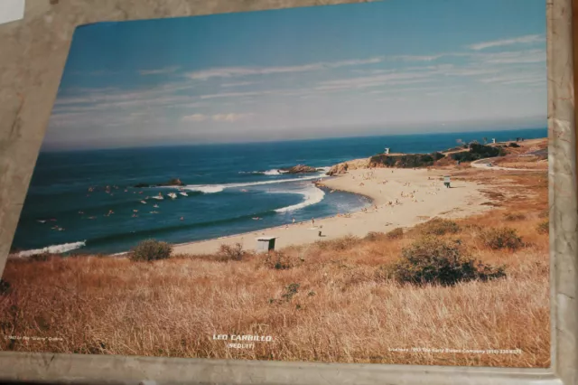 Vintage Surfing LEO CARILLO STATE BEACH (SECOS) Malibu Ventura POSTER 11x14in.