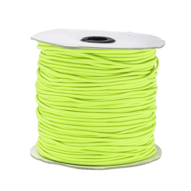 Élastique Cordon Étirement Lourd Corde Cordon 2.5mm 109 Yards Sangles Clair Vert