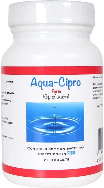 FOR FISH Aquariums & FISH Tanks Aqua-Cip 250MG / 60CT Made in USA