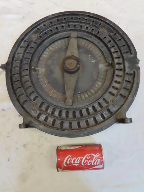 Large Antique 1899 Cutler Hammer 17" Electrical Switch Rheostat Industrial Art