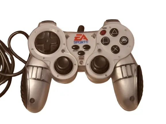 Sony Playstation 2 PS2 EA Sports Silber Schwarz Gamepad Controller