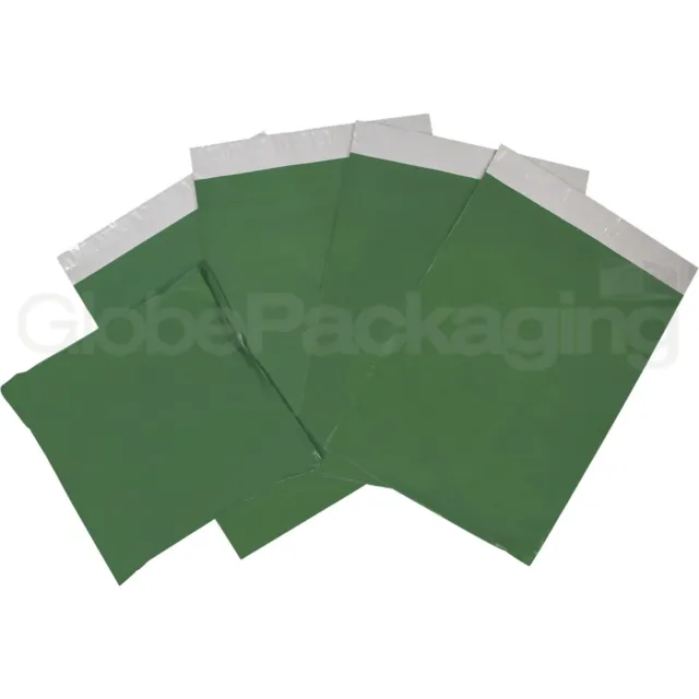 10 x Strong OLIVE GREEN 16x20" Mailing Postal Postage Bags 16"x20" (405x508mm)