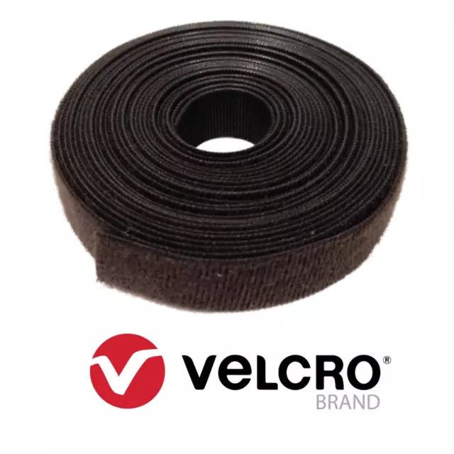 VELCRO® Hook and loop ONE-WRAP® double sided Strapping black and white,  green 1m 