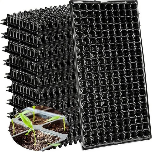 RIOGOO Lot De 6 Plateaux Démarrage Graines Silicone 72 Cellules - Propagateur Réutilisable Pour Semis
