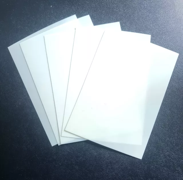 Mini A6 Mica strumento bypass/blocco fogli scorrevoli x 5 (3 spessori assortiti)