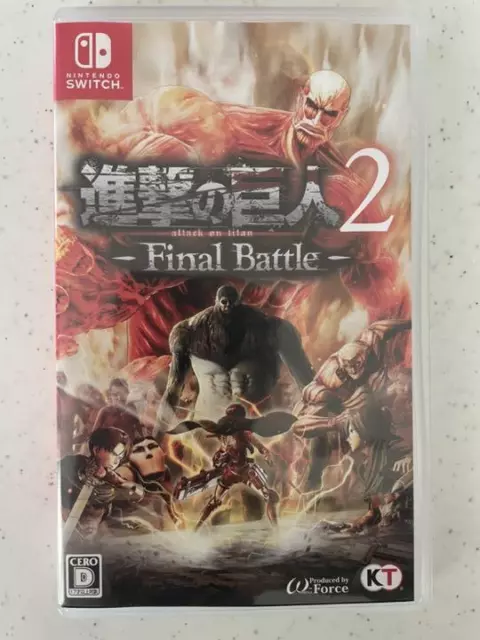 Nintendo Switch Attack on Titan 2 Final Battle Shingeki no Kyojin 2 from  Japan