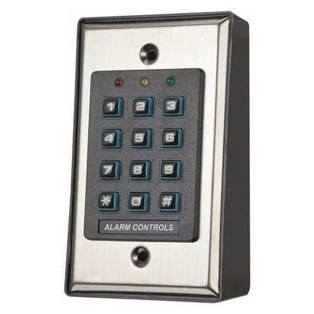 Alarm Controls Kp-100A Keypad,Ss,5In. H X 3In. W X 2 In. D