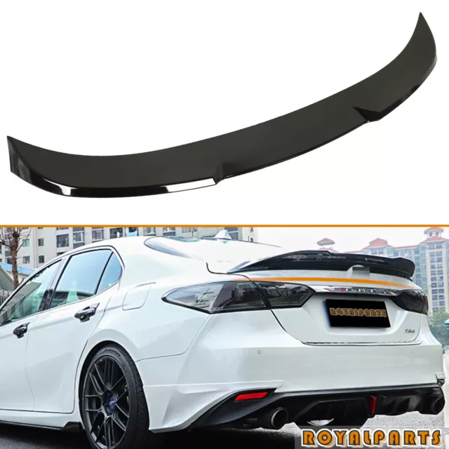 Fit 2018-2023 Toyota Camry TRD Style Rear Trunk Spoiler ABS Painted