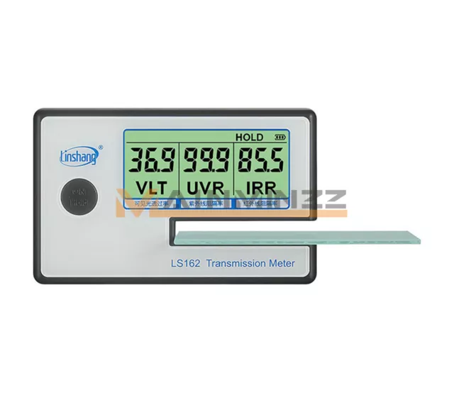 LS162 Window Tint Meter Solar Film Transmission Meter Tester IR UV VLT Rejection